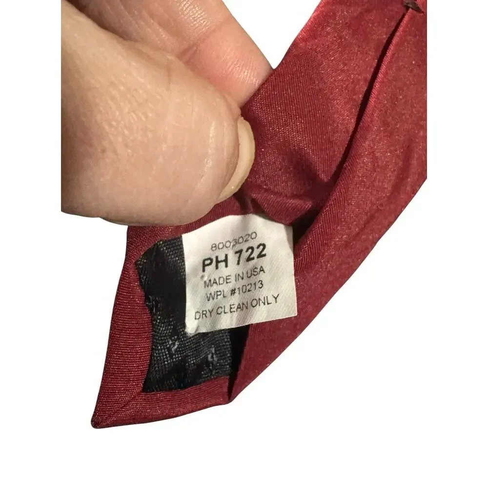 Pizza Hut Ingredients Manager Employee Necktie Tomato Cheese Garlic Logo
